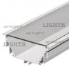 Профиль с экраном ALU-POWER-RW80F-2000ANOD+CLEAR-P