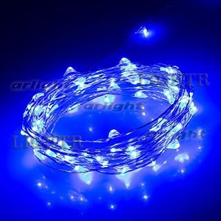 Светодиодная нить WR-5000-12V-синий (1608, 100LED)