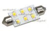 Автолампа ARL-F42-6E Warm White (10-30V, 6 LED 2835)