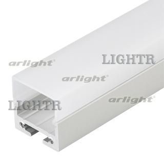 Профиль с экраном SL-LINE-2011M-2500 ANOD+OPAL SQUARE