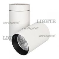 Светильник SP-POLO-SURFACE-TURN-R85-15W Warm3000 (WH-BK, 40 deg)