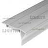 Профиль с экраном ALU-STAIR-DK-2000 ANOD+FROST
