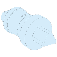 ДВЕРНАЯ ВТУЛКА С ТРЕУГОЛЬНЫМ ШТЫРЁМ, 7 ММ, IP55