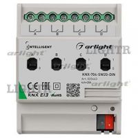 INTELLIGENT ARLIGHT Релейный модуль KNX-704-SW20-DIN (BUS, 4x20A)