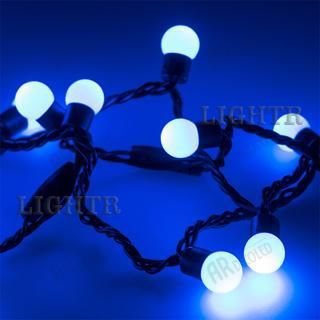 Светодиодная гирлянда ARD-BALL-CLASSIC-D17.5-10000-BLACK-100LED синий (230V, 7W)