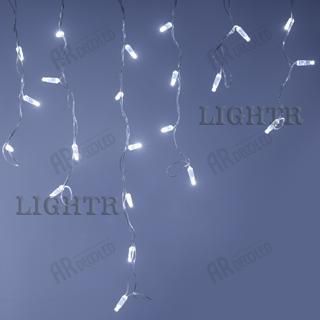 Светодиодная гирлянда ARD-EDGE-CLASSIC-2400x600-CLEAR-88LED-FLASH WHITE (230V, 6W)