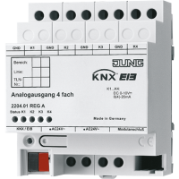 KNX аналоговый актуатор, 4 канала, 2204.01 REGA