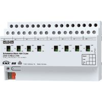 KNX актуатор коммутирующий, 8 групп, C-нагрузка, 2308.16 REGCHM