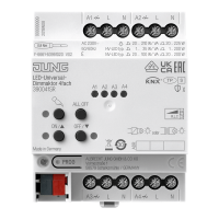 KNX LED диммер универсальный, 4 группы, 39004 1S R