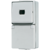 SCHUKO® socket 16 A / 250 V ~with push-button 10 A / 250 V ~ (without lens), 671 W