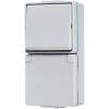 SCHUKO®-розетка 16 A / 250 B ~ с универсальным выключателем 10 AX / 250 B ~, 676 W