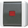 Выключатель одноклавишный10 AX / 250 В ~ с окошком, 806 KOW
