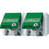 2-gang SCHUKO® socket 16 A / 250 V ~, 8220 GN NAWSLEB