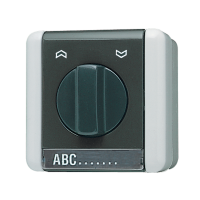 Поворотный выключатель / кнопка для жалюзи 10 А / 250 В ~, 834.10 W