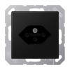 1-gang socket, Swiss system, type 13, A 1520-13 SEV SWM
