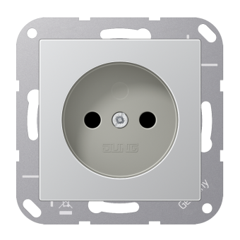 Socket, 2-pole without earth 16 A / 250 V ~, A 511 N AL
