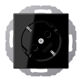 SCHUKO®-розетка 45°, 16 A / 250 B ~, A 520-45 KI SW