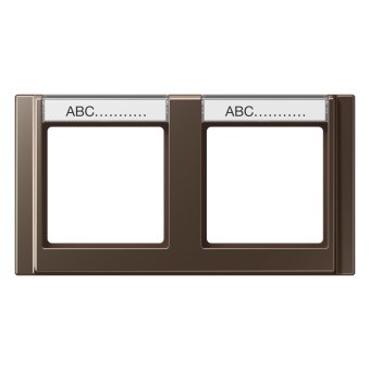 Рамка с полем для надписи 17 x 54 мм для горизонтальной установки, A 5820 NA MO
