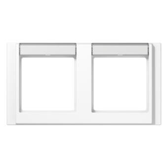 Рамка с полем для надписи 17 x 54 мм для горизонтальной установки, A 5820 NA WW