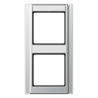 Рамка с полем для надписи 17 x 54 мм и 13 x 54 мм для вертикальной установки, A 582 NA AL