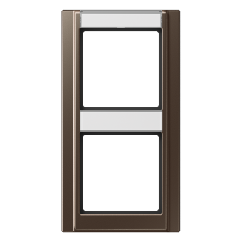 Рамка с полем для надписи 17 x 54 мм и 13 x 54 мм для вертикальной установки, A 582 NA MO