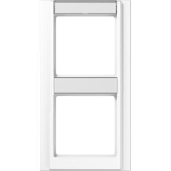 Рамка с полем для надписи 17 x 54 мм и 13 x 54 мм для вертикальной установки, A 582 NA WW