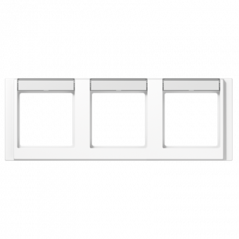 Рамка с полем для надписи 17 x 54 мм для горизонтальной установки, A 5830 NA WW