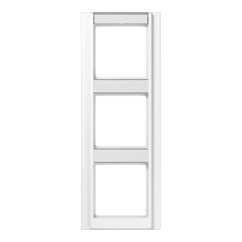 Рамка с полем для надписи 17 x 54 мм и 13 x 54 мм для вертикальной установки, A 583 NA WW