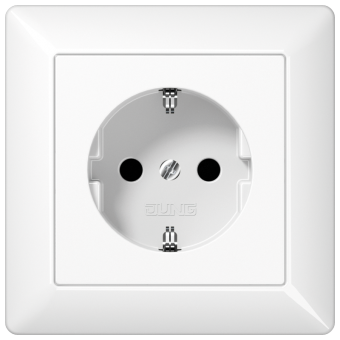SCHUKO®-розетка 16 A / 250 B ~, AS 1521 KI WW