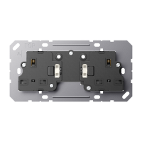 Switched socket insert, British Standard 1363, BS 3172 EINS