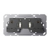 Switched socket insert, British Standard 1363, BS 3172 KO EINS