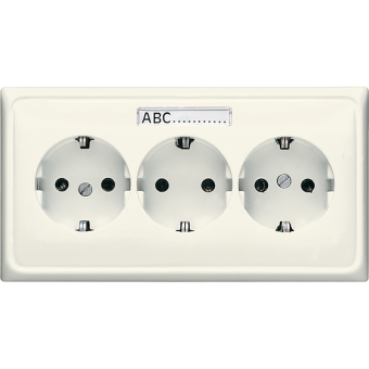 SCHUKO®-розетка для кабельных каналов 16 A / 250 B ~, CD 523 NA