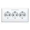 SCHUKO®-розетка для кабельных каналов 16 A / 250 B ~, CD 523 NA WW
