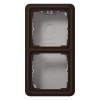 Surface cap, 2-gang, CD 582 A BR