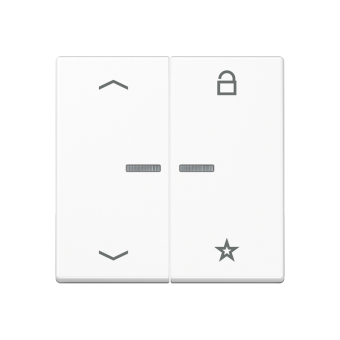 eNet кнопка, универсальная, 1 группа с символами «стрелки», FM A 1701 BFP WWM
