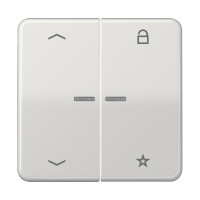eNet кнопка, универсальная, 1 группа с символами «стрелки», FM CD 1701 P LG