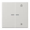 eNet кнопка, универсальная, 1 группа, FM LS 1701 LG