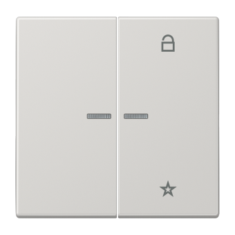 eNet кнопка, универсальная, 1 группа, FM LS 1701 LG