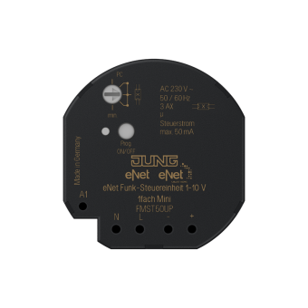 eNet radio push-button controller 1-10 V 1-gang mini, FM ST 50 UP