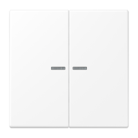 KNX RF кнопка, 2 группы, LS 10921 ST RF WWM