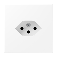 1-gang socket, Swiss system, type 13, LS 1520-13 SEV WWM
