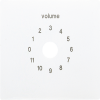 Kрышка для регуляторов громкости (0 – 11):, LS 594-8 WW