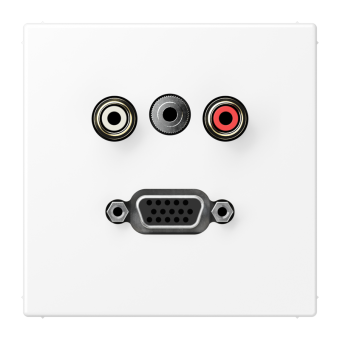 Cinch Audio (RCA) / Stereo Jack (TRS 3.5 mm) / VGA, MA LS 1072 WWM