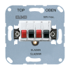 Stereo loudspeaker socket25 V ~, 60 V DC, SLA 2 WW