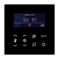 Temperature controller fan coil, 2-pipe, TRD LS 923028 SW