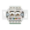 Kомпьютерная розетка категория 6 / 6А iso, неэкранированная, UAE 8-8 UPO K6 US