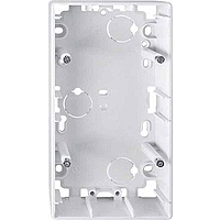 КОРПУС Д/ОТКР.МОНТАЖА, 2 ПОСТА БЕЛЫЙ