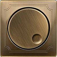 ЦЕНТР.ПЛАТА ДИММЕРА ПОВ., АНТИЧНАЯ ЛАТУНЬ