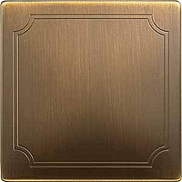 НАКЛАДКА ЭЛЕКТР.НАЖИМ., АНТИЧНАЯ ЛАТУНЬ