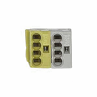 РАЗВЕТВИТЕЛЬНЫЙ ЗАЖИМ,ЖЕЛТ/БЕЖЕВЫЙ 50шт.